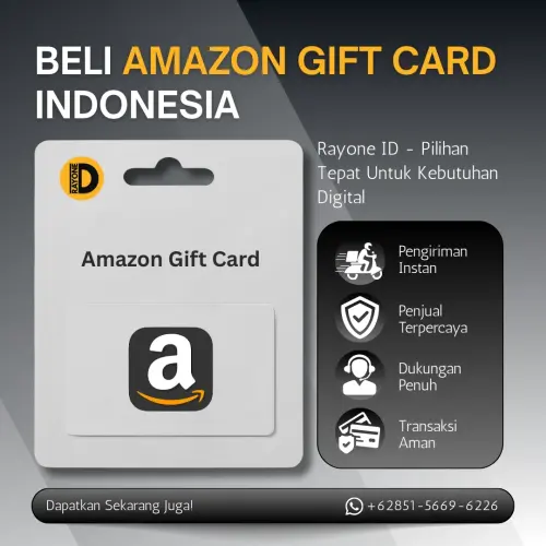 Amazon Gift Card Indonesia Amazon Gift Card Indonesia Resmi dari Rayone ID