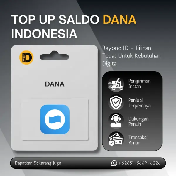 Layanan top up saldo DANA terpercaya