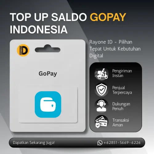 Layanan top up saldo GoPay terpercaya